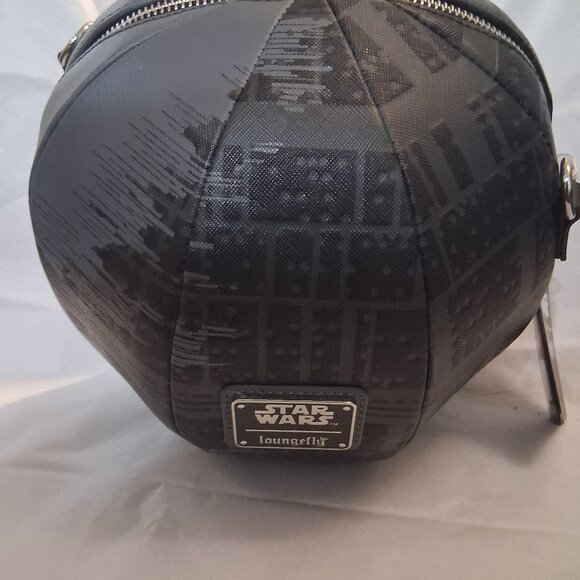 Loungefly Star Wars Return of the Jedi 40th Anniversary Death Star Crossbody Bag - Picture 6 of 16